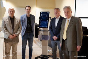 Dr. Sebestyén Andor, elnök PTE KK; Dr. Rózsai Barnabás; Schneider János, Prof. Dr. Decsi Tamás (b-j)